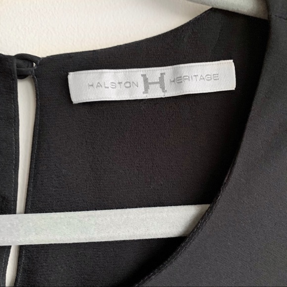 HALSTON HERITAGE | Asymmetrical Blouse | Sz 0 - Picture 5 of 5